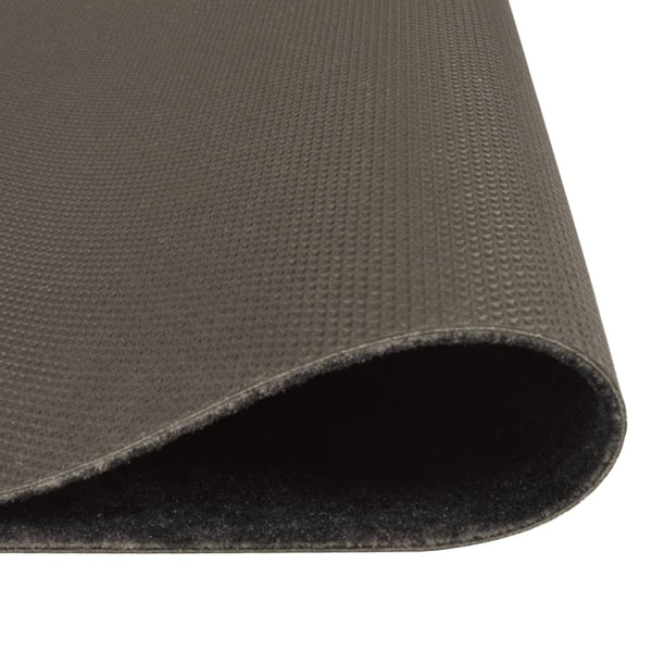 vidaXL Kitchen Runner Washable Cooking Black 45x150 cm Velvet