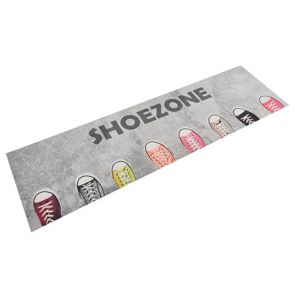 vidaXL Washable Kitchen Runner Shoezone 45x150 cm Velvet