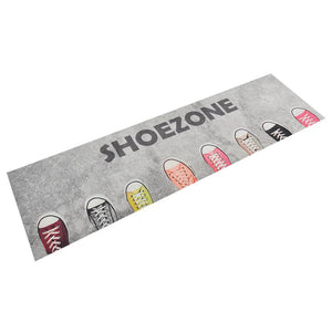 vidaXL Washable Kitchen Runner Shoezone 45x150 cm Velvet