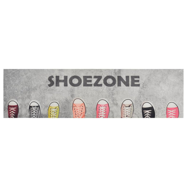 vidaXL Washable Kitchen Runner Shoezone 45x150 cm Velvet