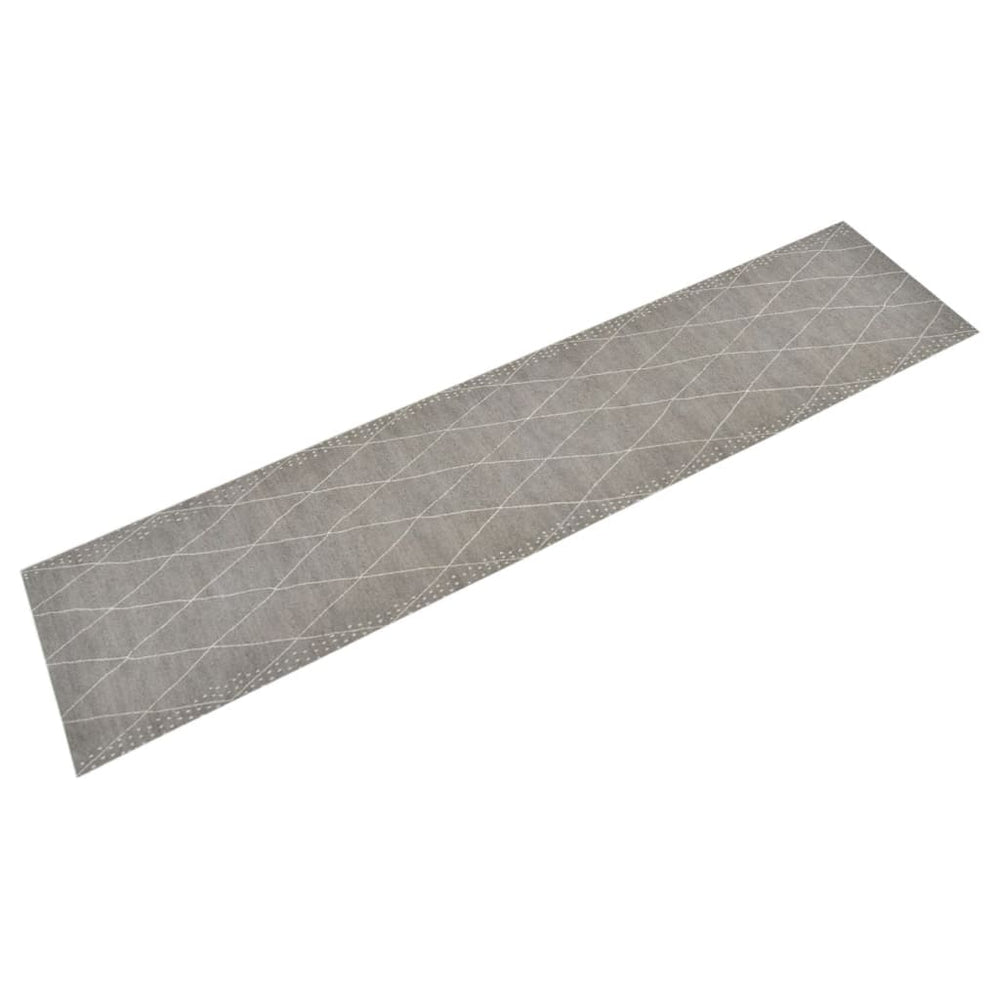 vidaXL Washable Kitchen Runner Diamond 60x300 cm Velvet