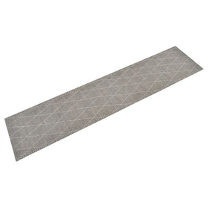 vidaXL Washable Kitchen Runner Diamond 60x300 cm Velvet