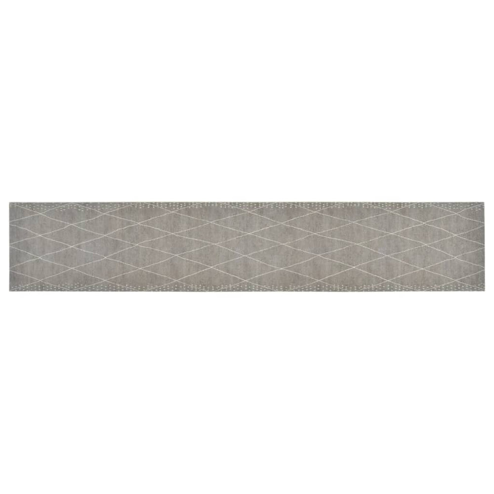 vidaXL Washable Kitchen Runner Diamond 60x300 cm Velvet