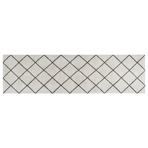 vidaXL Washable Kitchen Runner Square 45x150 cm Velvet