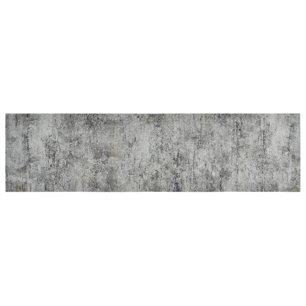vidaXL Washable Kitchen Runner Concrete 45x150 cm Velvet