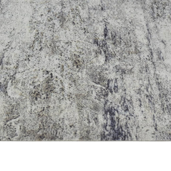 vidaXL Washable Kitchen Runner Concrete 45x150 cm Velvet