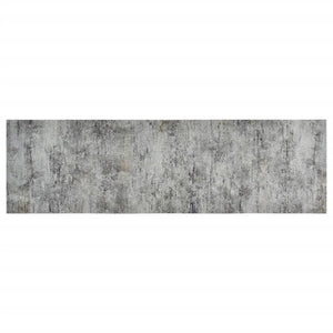 vidaXL Washable Kitchen Runner Concrete 60x180 cm Velvet