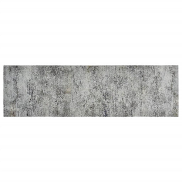 vidaXL Washable Kitchen Runner Concrete 60x180 cm Velvet