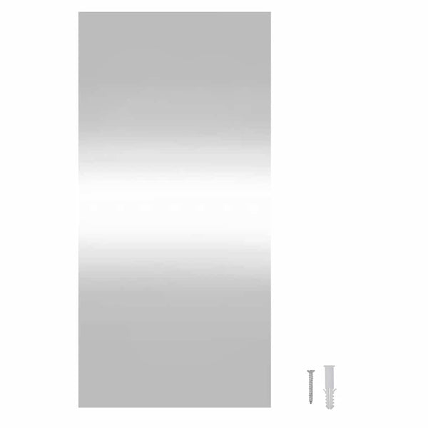 vidaXL Wall Mirror with LED Lights 30x60 cm Glass Rectangular