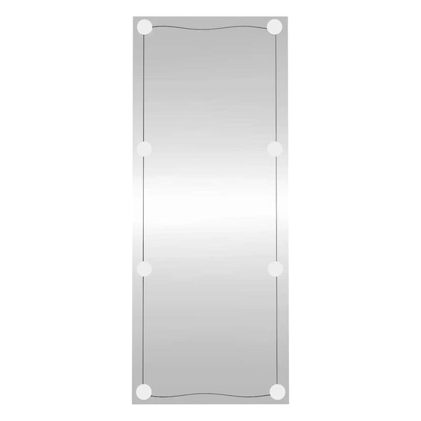 vidaXL Wall Mirror with LED Lights 40x100 cm Glass Rectangular
