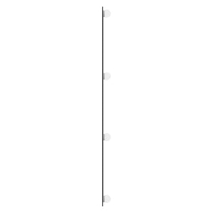 vidaXL Wall Mirror with LED Lights 40x100 cm Glass Rectangular