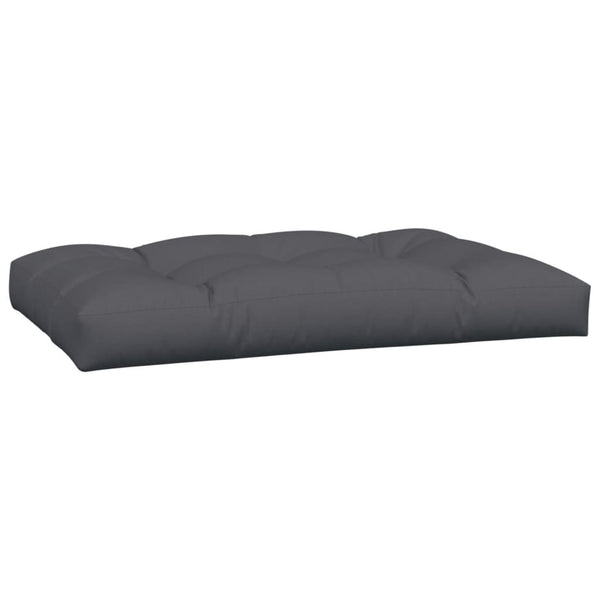 vidaXL 7-Piece Pallet Cushion Set Anthracite Fabric