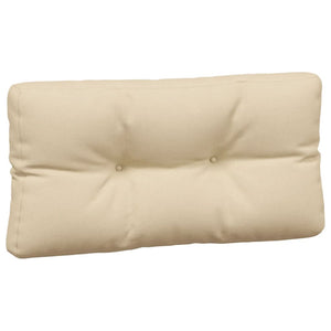 vidaXL Pallet Cushions 7-piece Set Beige Fabric