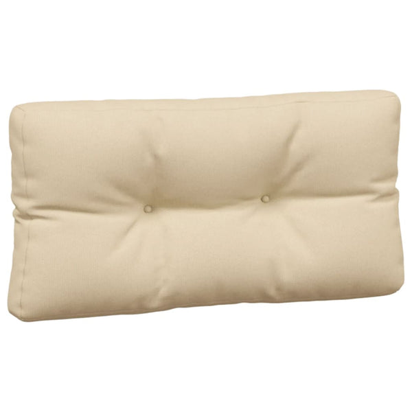 vidaXL Pallet Cushions 7-piece Set Beige Fabric