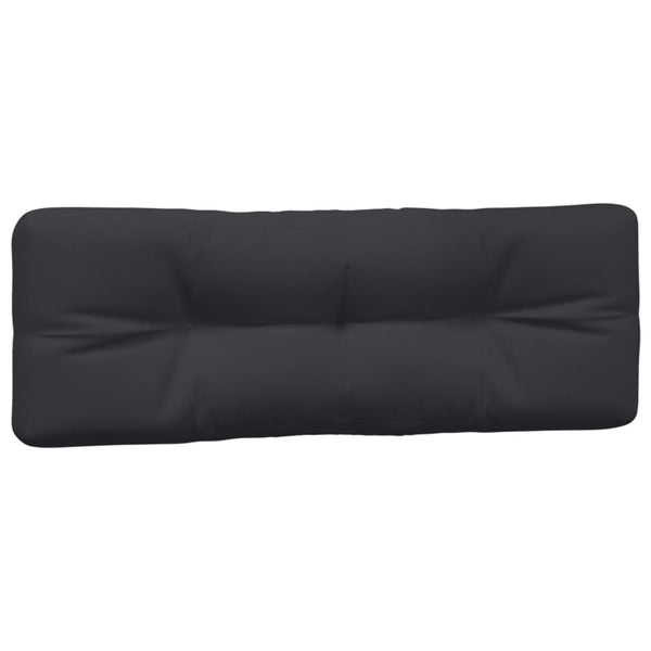 vidaXL Pallet Cushions 7-piece Black Fabric