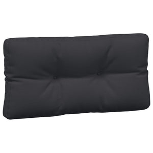 vidaXL Pallet Cushions 7-piece Black Fabric