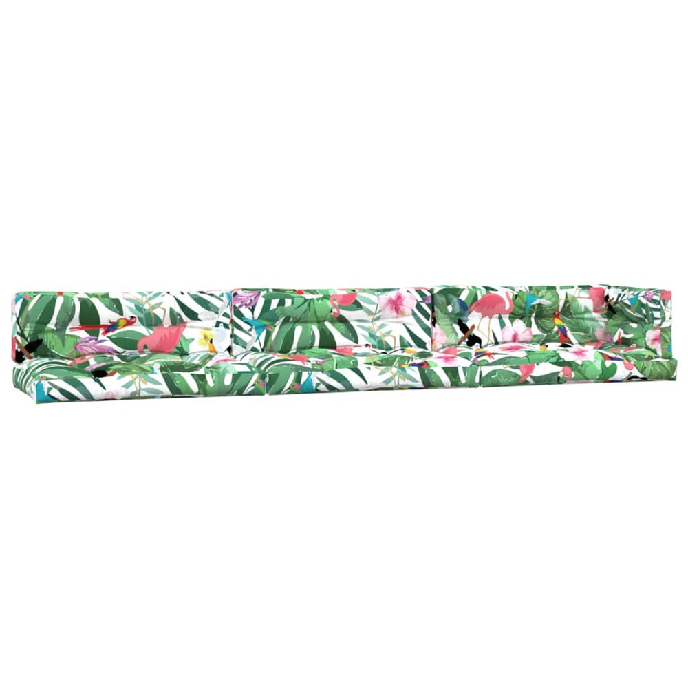 vidaXL Pallet Cushions 7-pc. Multicolored Fabric
