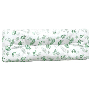 vidaXL Pallet Cushions 7-piece Leaf Pattern Fabric