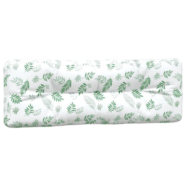 vidaXL Pallet Cushions 7-piece Leaf Pattern Fabric