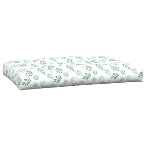 vidaXL Pallet Cushions 7-piece Leaf Pattern Fabric
