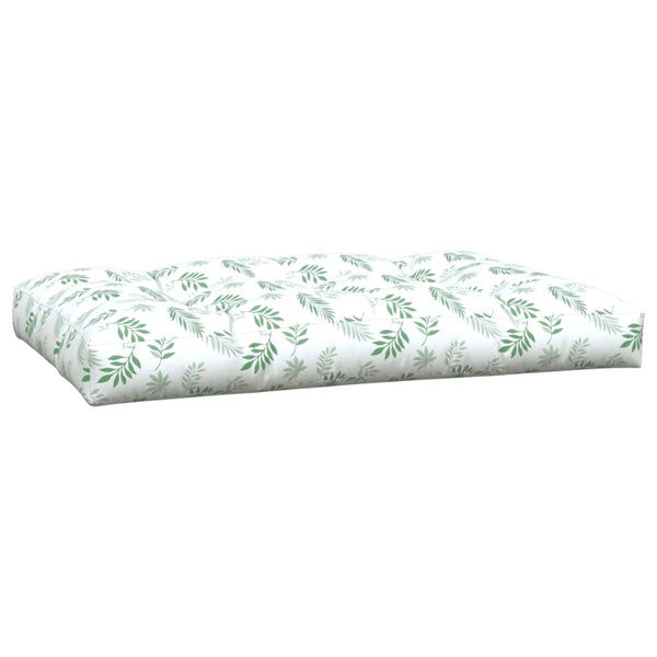 vidaXL Pallet Cushions 7-piece Leaf Pattern Fabric