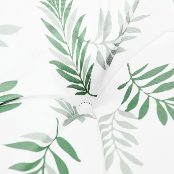 vidaXL Pallet Cushions 7-piece Leaf Pattern Fabric
