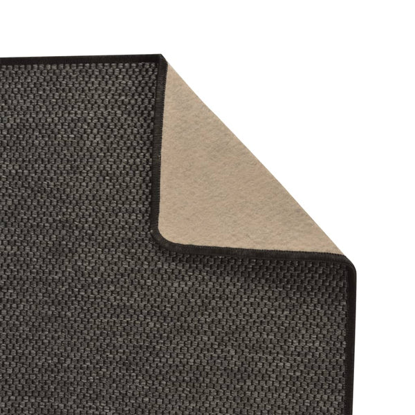 Anthrazit Sisal Teppichläufer 50x200 cm