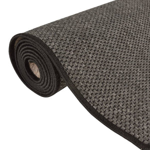 Anthrazit Sisal Teppichläufer 50x200 cm