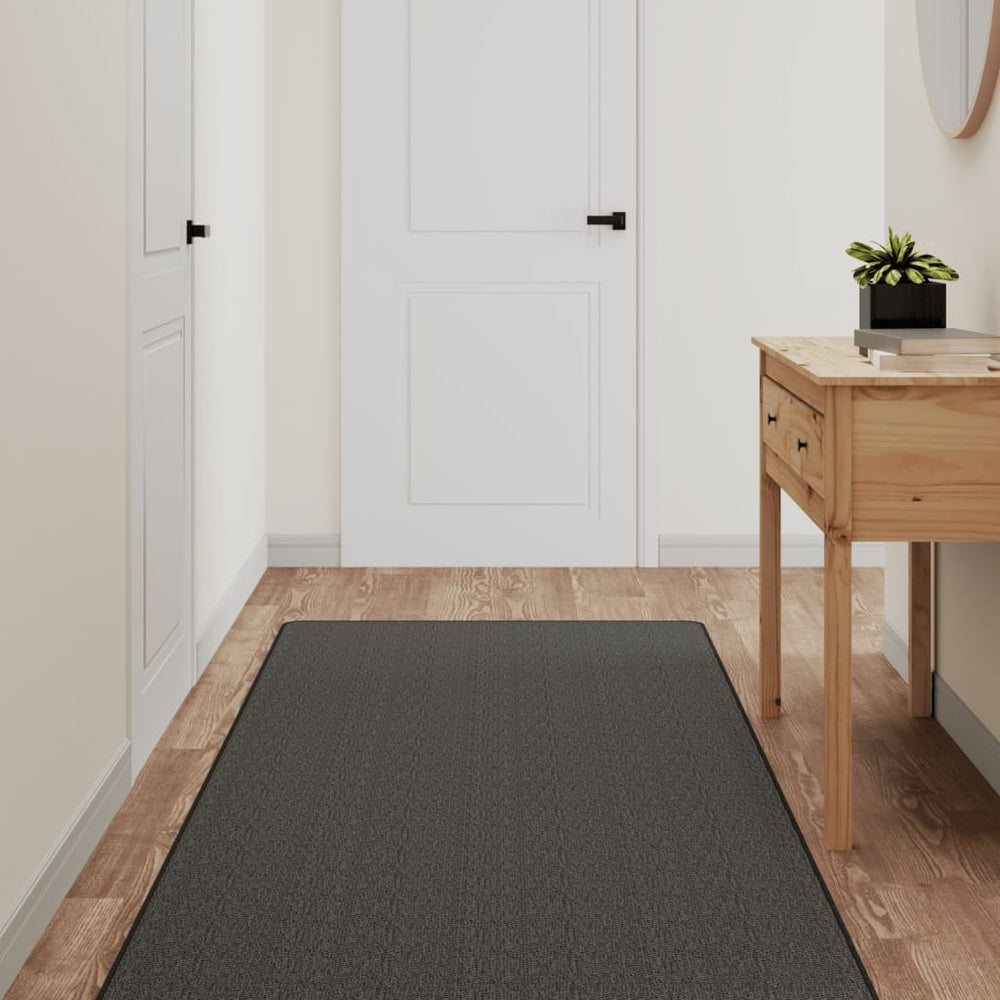 vidaXL Sisal Look Runner Anthracite 80x400 cm