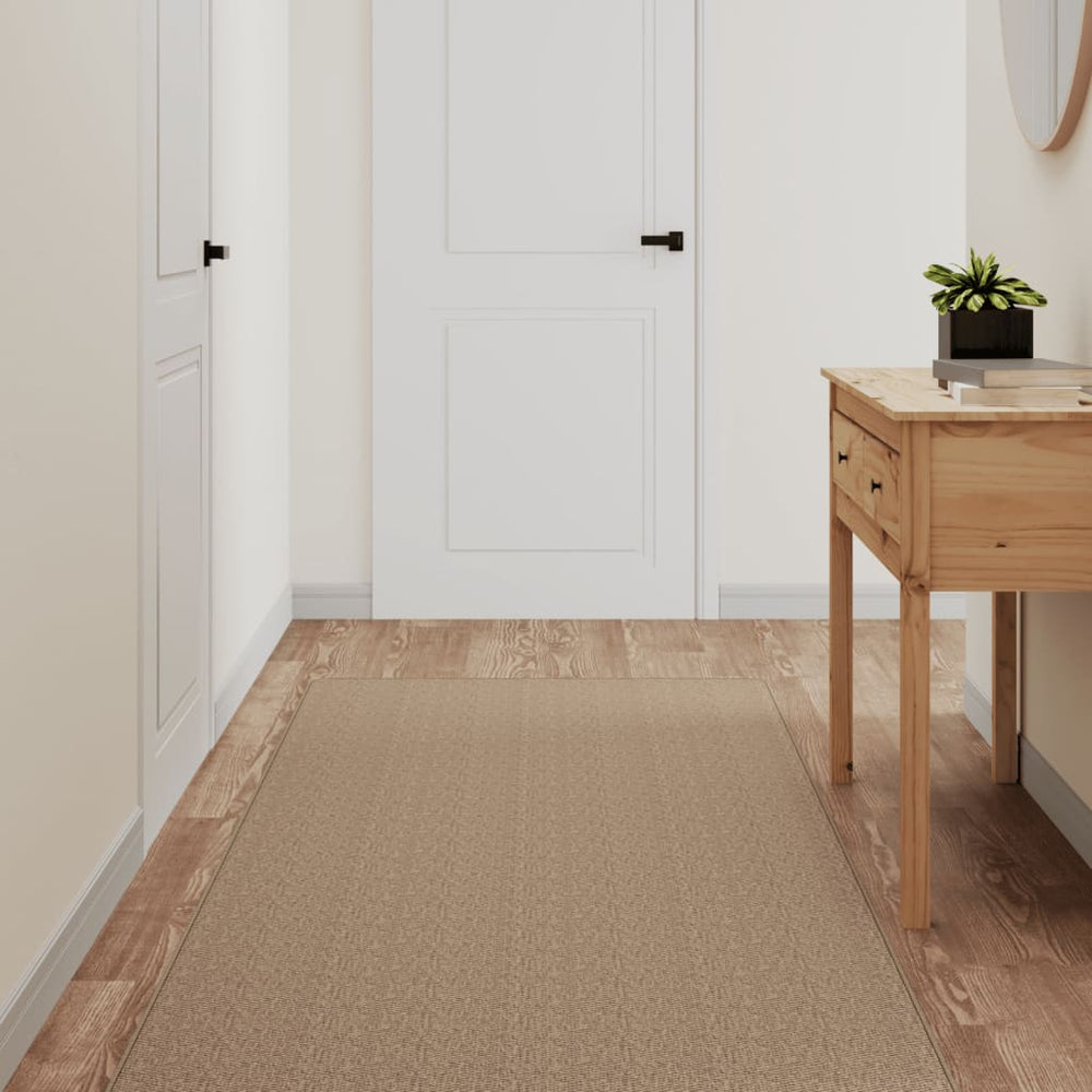 vidaXL Sisal-Look Runner Rug Sand 80x400 cm