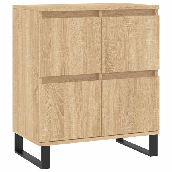 vidaXL Sideboards 2 pcs. Sonoma Oak Engineered Wood