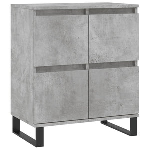 vidaXL Sideboards 2 pcs. Concrete Grey Engineered Wood