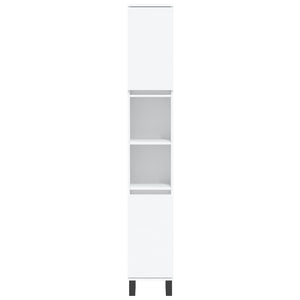 vidaXL 3-Piece Bathroom Furniture Set White Engineered Wood