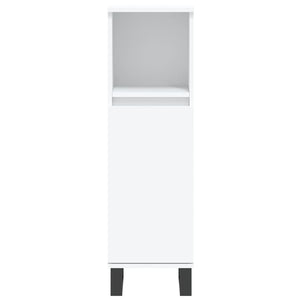 vidaXL 3-Piece Bathroom Furniture Set White Engineered Wood