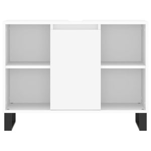 vidaXL 3-Piece Bathroom Furniture Set White Engineered Wood