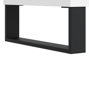 vidaXL 3-Piece Bathroom Furniture Set White Engineered Wood