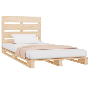 vidaXL Solid Pine Bed 90x190 cm