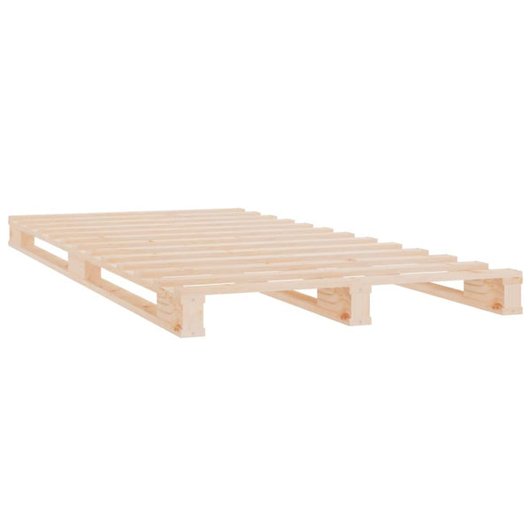 vidaXL Solid Pine Bed 90x190 cm