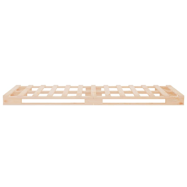 vidaXL Solid Pine Bed 90x190 cm