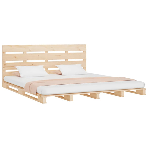vidaXL Solid Pine Bed 120x190 cm