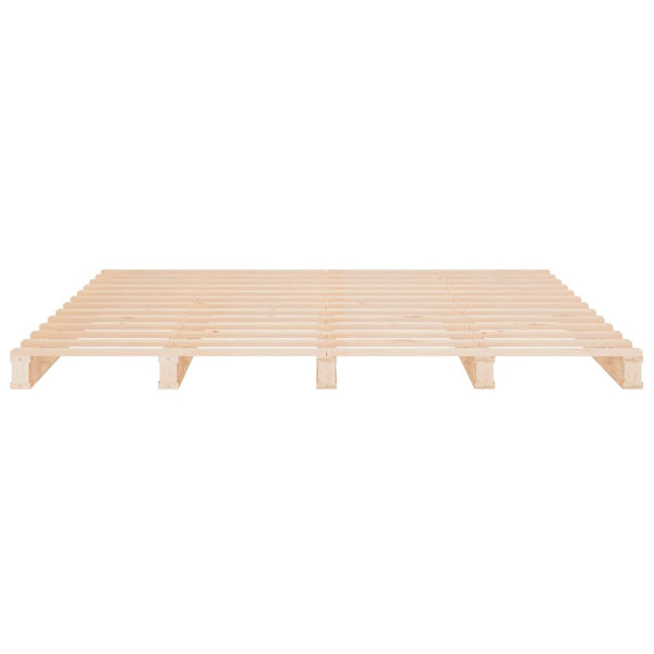 vidaXL Solid Pine Bed 120x190 cm