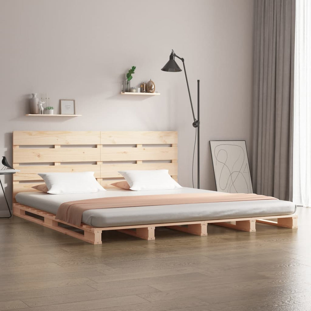 vidaXL Solid Pine Bed 120x190 cm