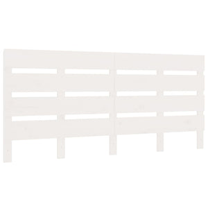 vidaXL Solid Pine Bed White 120x190 cm
