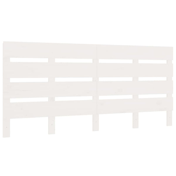 vidaXL Solid Pine Bed White 120x190 cm