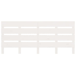 vidaXL Solid Pine Bed White 120x190 cm