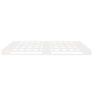 vidaXL Solid Pine Bed White 120x190 cm