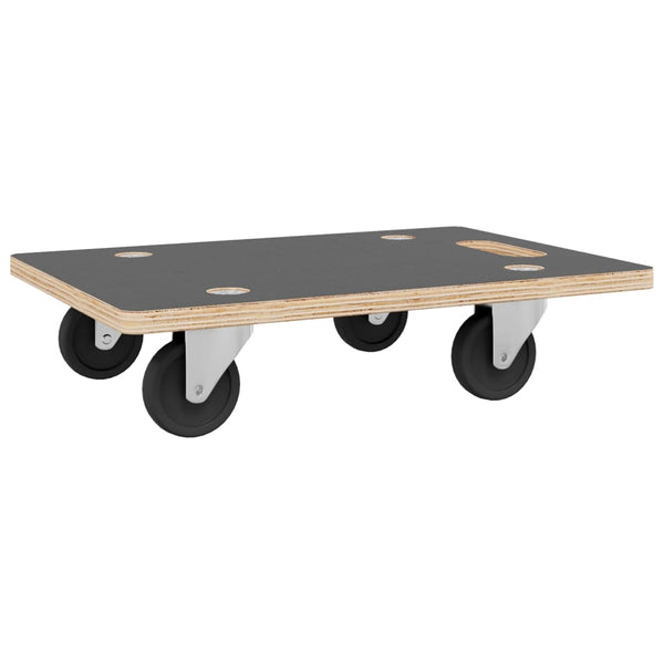 vidaXL Dolly 2 pcs. Rectangular 60x40x11.5 cm 250 kg