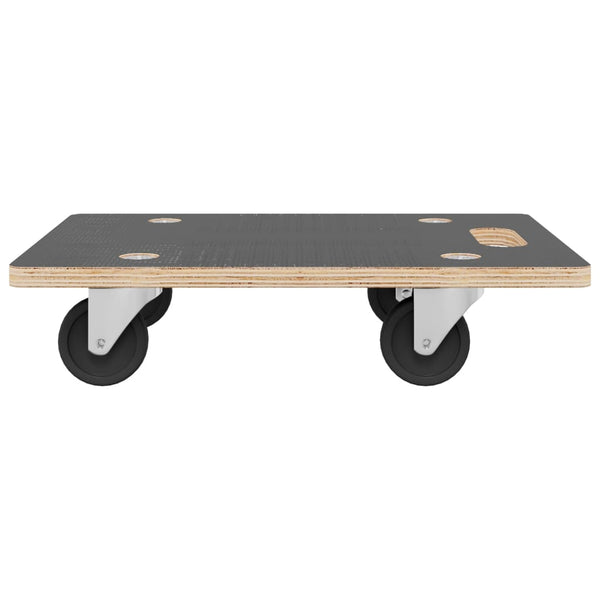 vidaXL Dolly 2 pcs. Rectangular 60x40x11.5 cm 250 kg