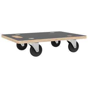 vidaXL Dolly 2 pcs. Rectangular 60x40x11.5 cm 250 kg