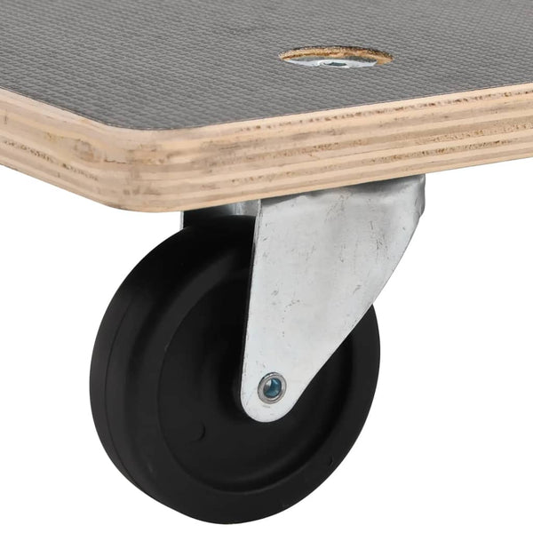 vidaXL Dolly 2 pcs. Rectangular 60x40x11.5 cm 250 kg